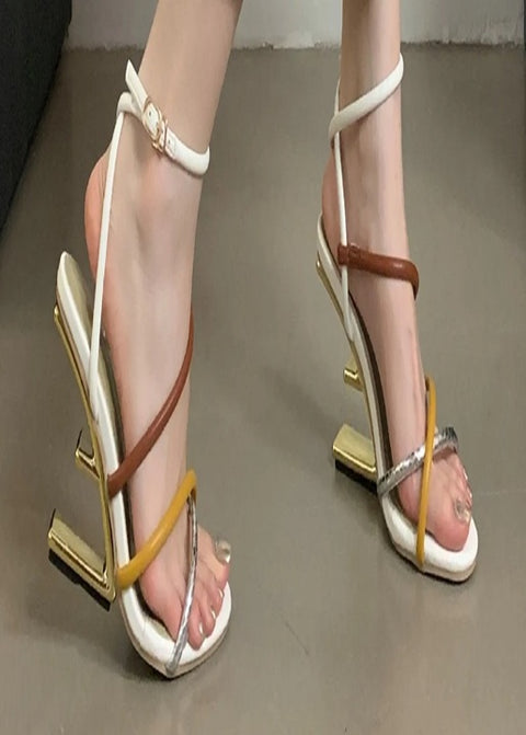 New Buckle Strap Sexy Open Toe Heels CODE: KAR4786