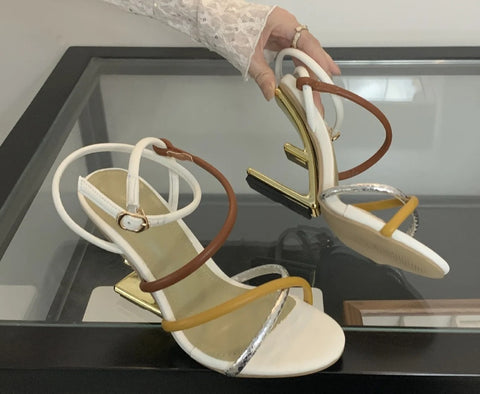 New Buckle Strap Sexy Open Toe Heels CODE: KAR4786