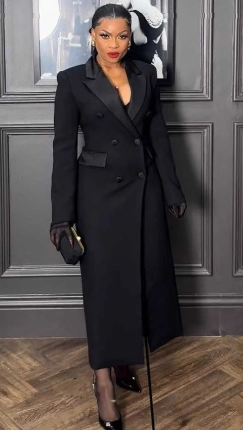 New Long Sleeve Slimming Waist Blazer Dress CODE: KAR4796