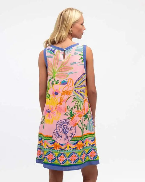 New Fashion Summer Beach Bohemain Print Mini Dress CODE: KAR4805