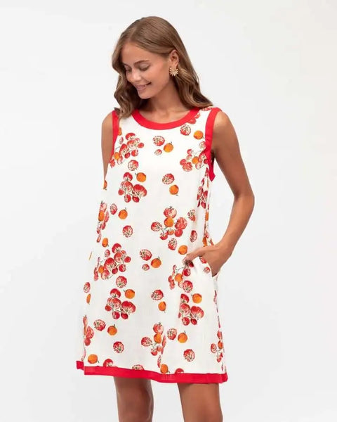 New Fashion Summer Beach Bohemain Print Mini Dress CODE: KAR4805