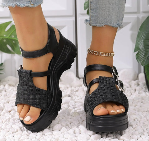 New Casual Beach Sports Platform Sandals CODE: KAR4806