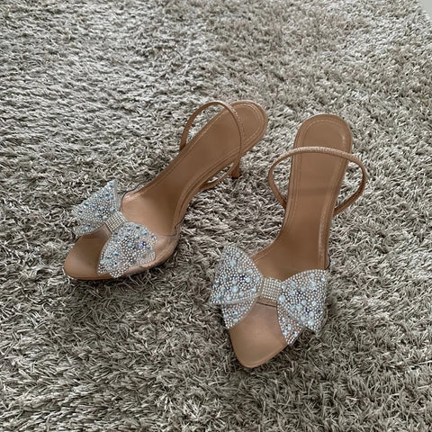 New Luxury Diamond Butterfly-knot High Heels CODE: KAR4819