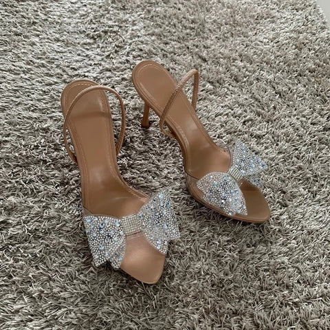 New Luxury Diamond Butterfly-knot High Heels CODE: KAR4819