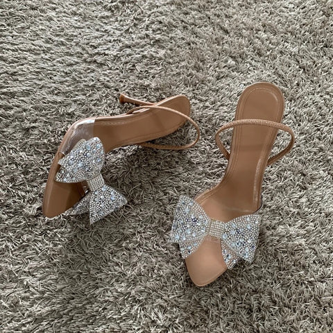 New Luxury Diamond Butterfly-knot High Heels CODE: KAR4819