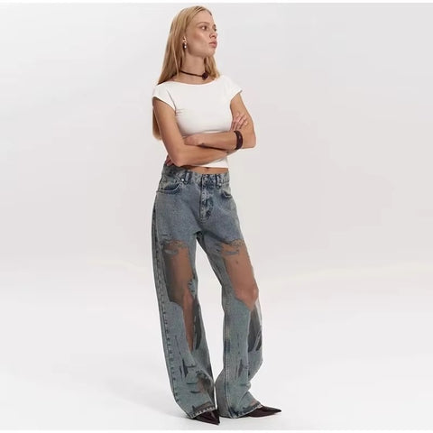 New Fashion Retro Straight Pant CODE: KAR4843