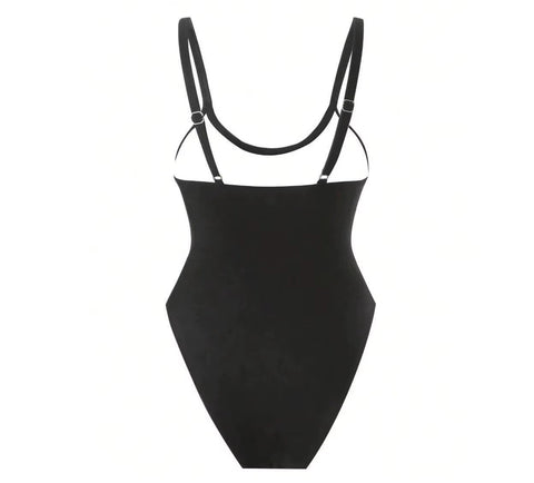 New Summer Black Mesh Sexy One-Piece Swimsuits CODE: KAR4844