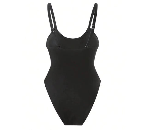 New Summer Black Mesh Sexy One-Piece Swimsuits CODE: KAR4844