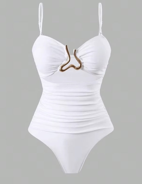 New Metal Buckle Bikini Bodysuits CODE: KAR4846