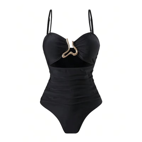New Metal Buckle Bikini Bodysuits CODE: KAR4846