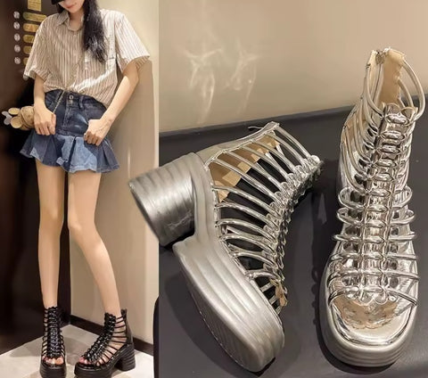 New Thick-soled High-top Heels CODE: KAR4847