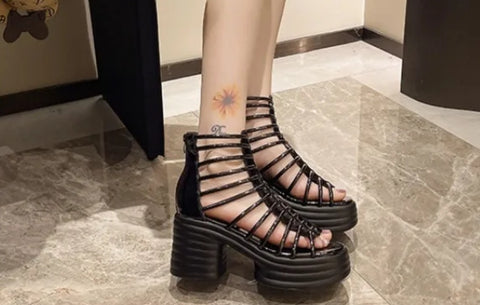 New Thick-soled High-top Heels CODE: KAR4847
