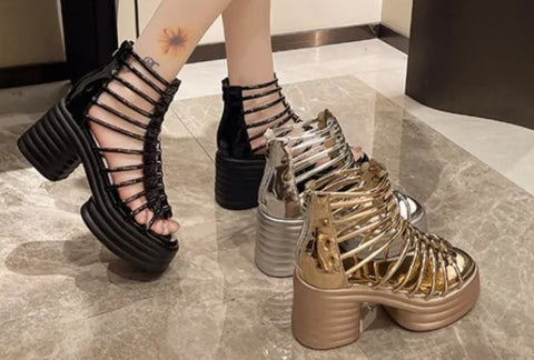 New Thick-soled High-top Heels CODE: KAR4847