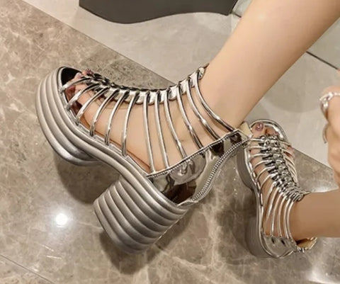 New Thick-soled High-top Heels CODE: KAR4847