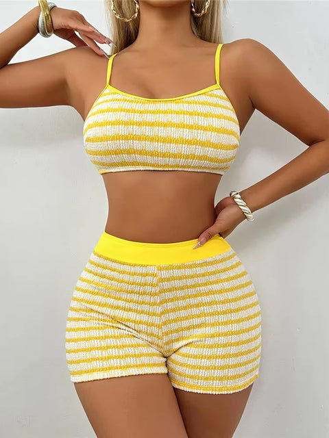 New Fashion Striped Bikini Set CODE: KAR4849