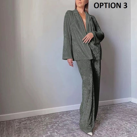 New Winter Loose Velvet Two Piece Pajamas Set CODE: KAR4851