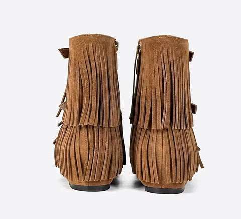 New Fashion Luxury Bohemian Ethnic Style Ankle Boots CODE: KAR4854