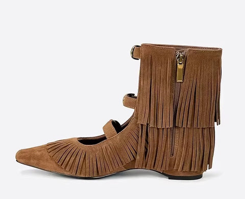 New Fashion Luxury Bohemian Ethnic Style Ankle Boots CODE: KAR4854