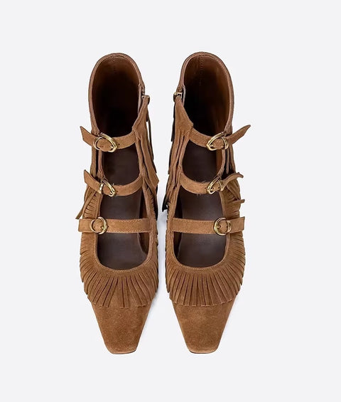 New Fashion Luxury Bohemian Ethnic Style Ankle Boots CODE: KAR4854