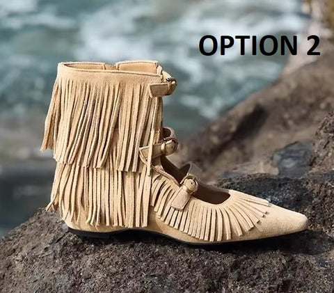 New Fashion Luxury Bohemian Ethnic Style Ankle Boots CODE: KAR4854