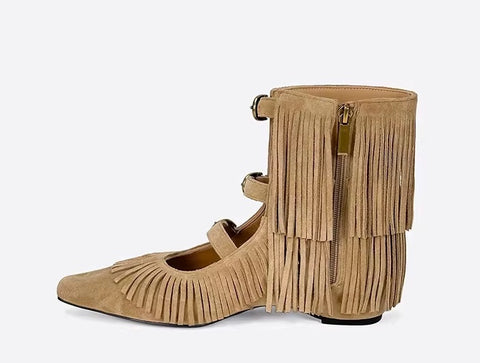 New Fashion Luxury Bohemian Ethnic Style Ankle Boots CODE: KAR4854