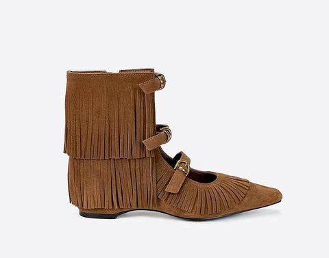 New Fashion Luxury Bohemian Ethnic Style Ankle Boots CODE: KAR4854