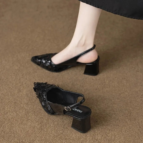 New fashion temperament glitter pointed High heels CODE: KAR4863