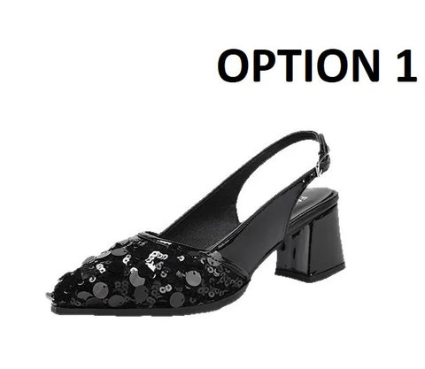 New fashion temperament glitter pointed High heels CODE: KAR4863