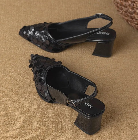 New fashion temperament glitter pointed High heels CODE: KAR4863