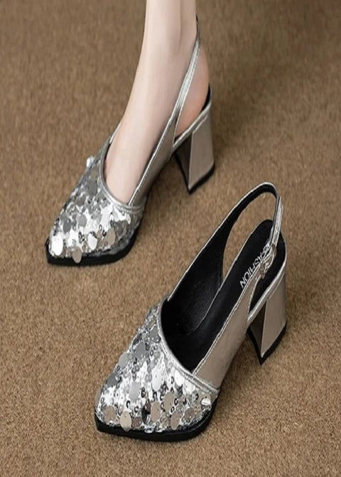 New fashion temperament glitter pointed High heels CODE: KAR4863