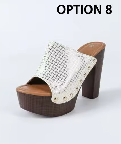 New large-sized thick-soled wedges/platform sandal CODE: KAR4865