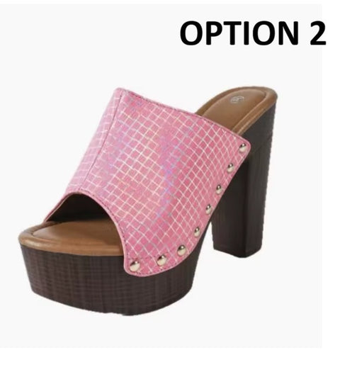 New large-sized thick-soled wedges/platform sandal CODE: KAR4865