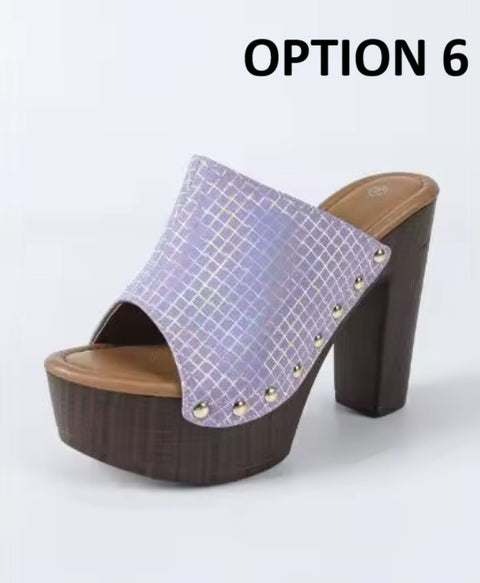 New large-sized thick-soled wedges/platform sandal CODE: KAR4865