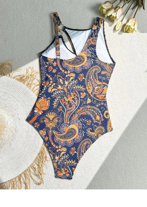 New Sexy Printed One Piece Swimsuit CODE: KAR4867