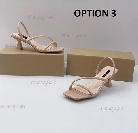 New Fashion Summer Square Toe Party Wedding Pumps Heels CODE: KAR4870