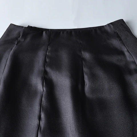 New Fashion High Waist Mesh Patchwork Skirts CODE: KAR4871