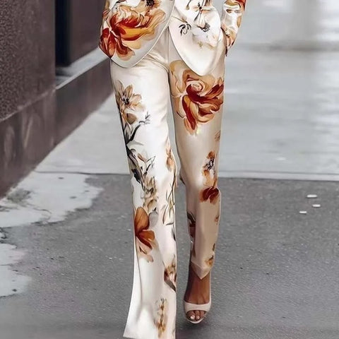 New Winter Glossy Long Sleeved One Button 2pcs Set CODE: KAR4872