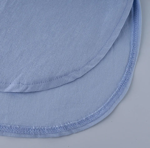 New Scarf Collar Single-Breasted Long Sleeve Shirt CODE: KAR4875