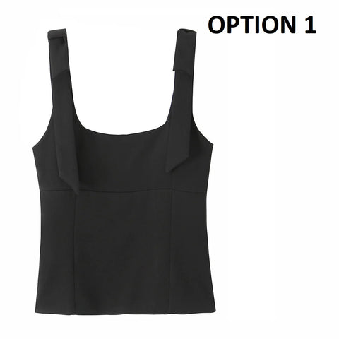New Summer Sexy Bow Off Shoulder Camis & Tank Top CODE: KAR4883