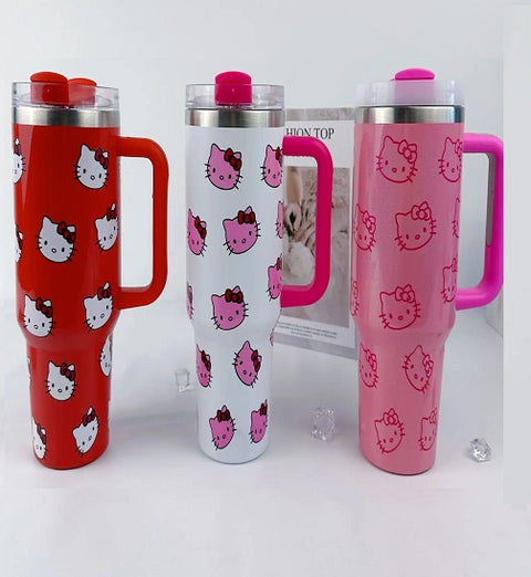 New Sanrio Hellokitty Stainless steel car cup CODE: KAR4888