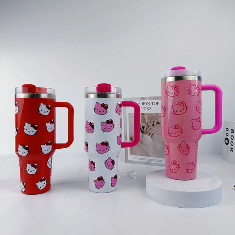 New Sanrio Hellokitty Stainless steel car cup CODE: KAR4888