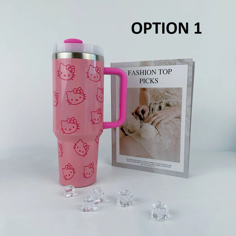 New Sanrio Hellokitty Stainless steel car cup CODE: KAR4888
