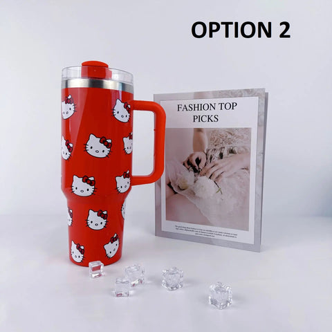 New Sanrio Hellokitty Stainless steel car cup CODE: KAR4888