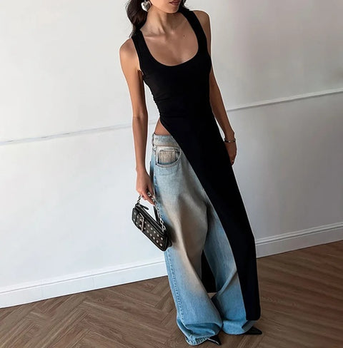 New Summer Sleeveless Vest Backless Top CODE: KAR4894