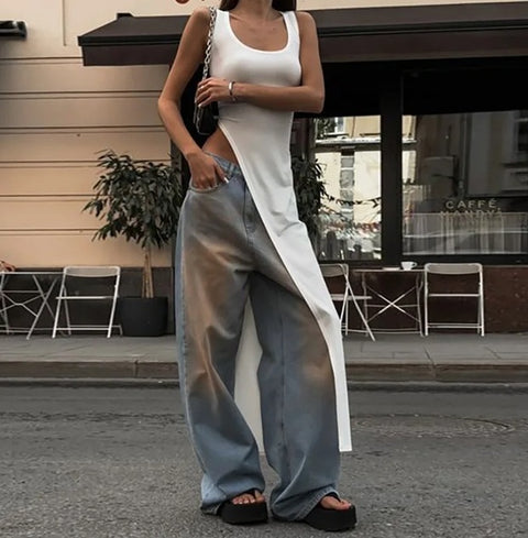New Summer Sleeveless Vest Backless Top CODE: KAR4894
