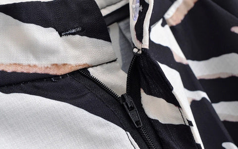 New Zebra-stripe Neck-mounted Buttons Beach Cool Set CODE: KAR4900