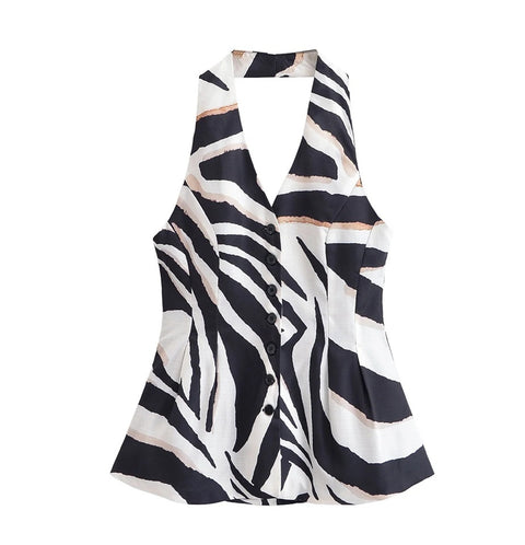 New Zebra-stripe Neck-mounted Buttons Beach Cool Set CODE: KAR4900