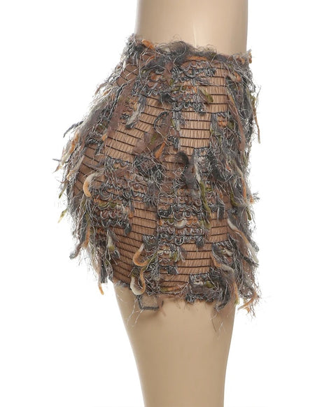 New Sexy Colorful Tassel Peach Hip Skirts CODE: KAR4901