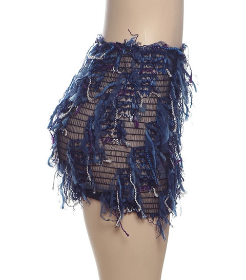 New Sexy Colorful Tassel Peach Hip Skirts CODE: KAR4901