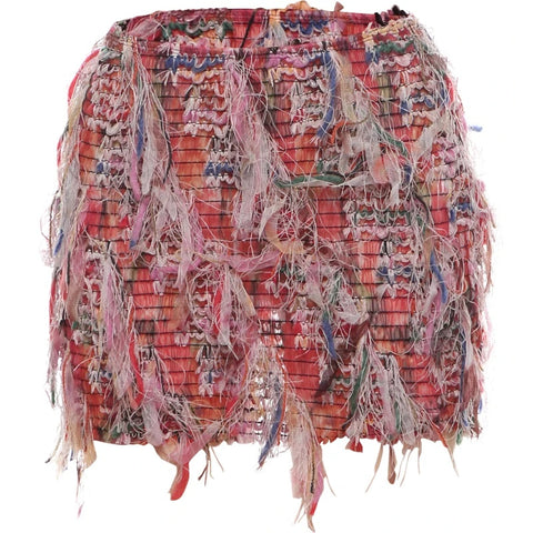 New Sexy Colorful Tassel Peach Hip Skirts CODE: KAR4901